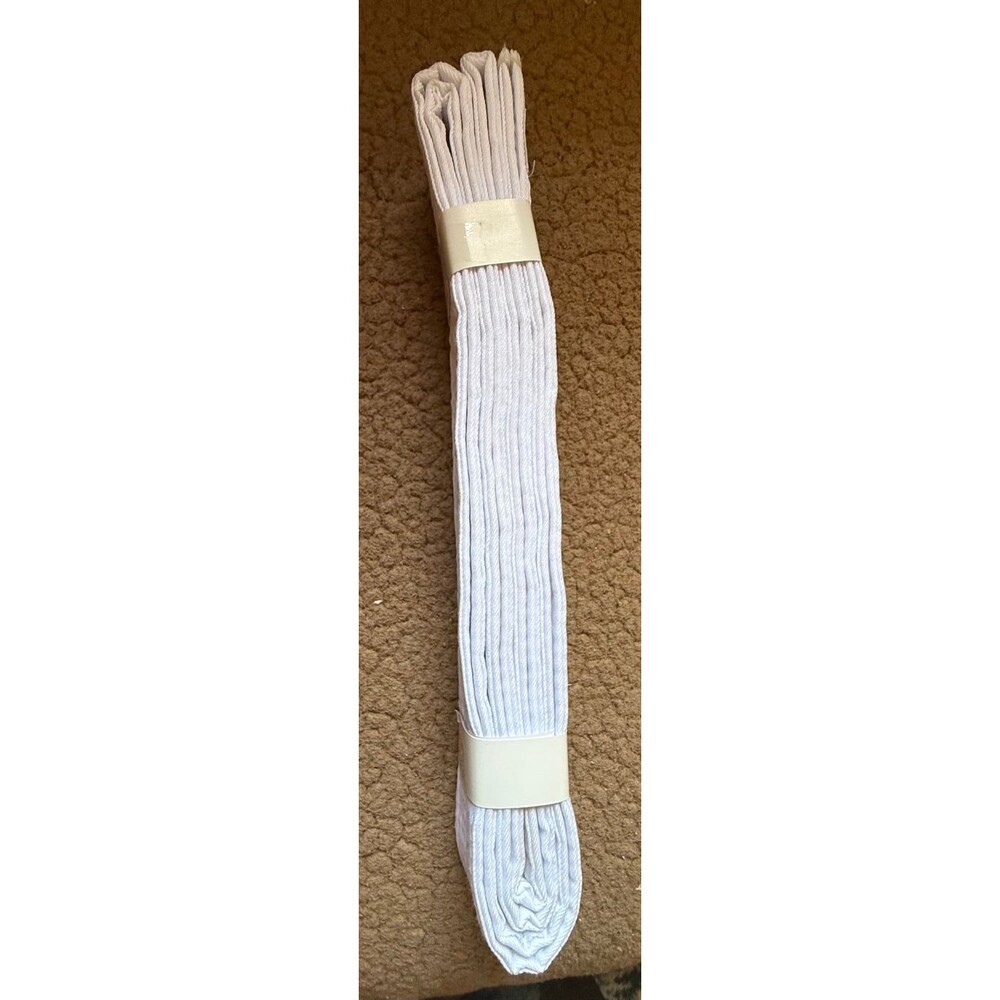 Sun Brand White Martial Arts Rank Belt Size 1 – 100% Polyester Karate Taekwondo
